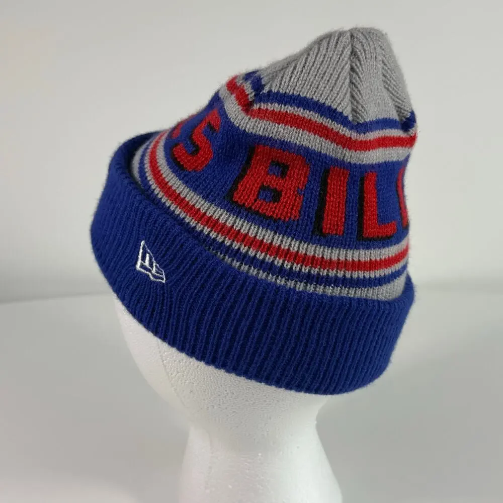Buffalo Bills Beanie Youth NFL New‎ Era Knit Winter Hat Blue